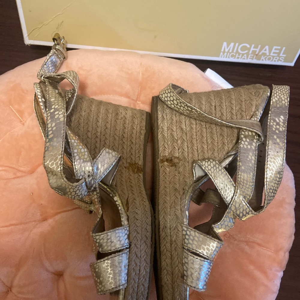 Michael Kors platform wedges